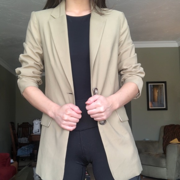 Taupe / olive blazer - Picture 5 of 5
